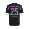 Fußballtrikots Bayern München Thomas Muller 25 2023-2024 Kurzarm Auswärts-trikot kaufen